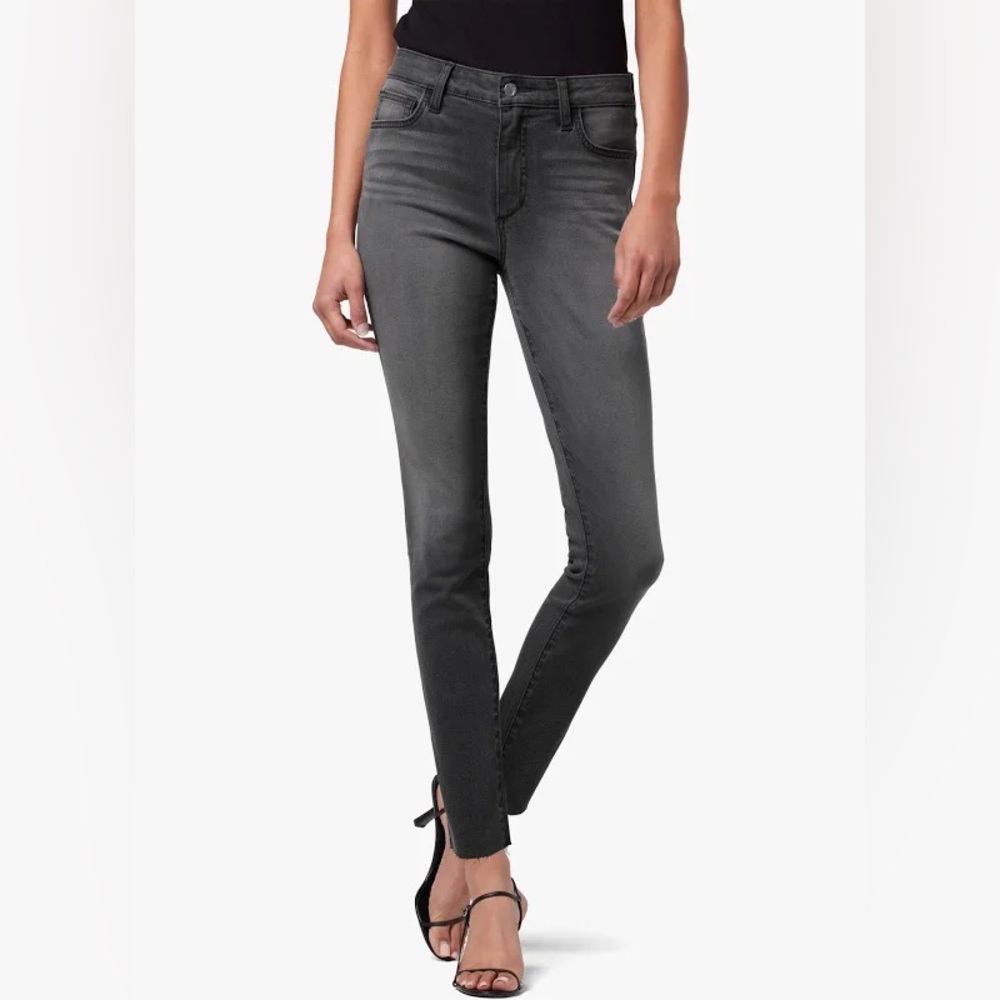 Joe's The Skinny Stretch Ankle Mid-Rise Jeans - Electra Dark Gray Wash - 26 EUC